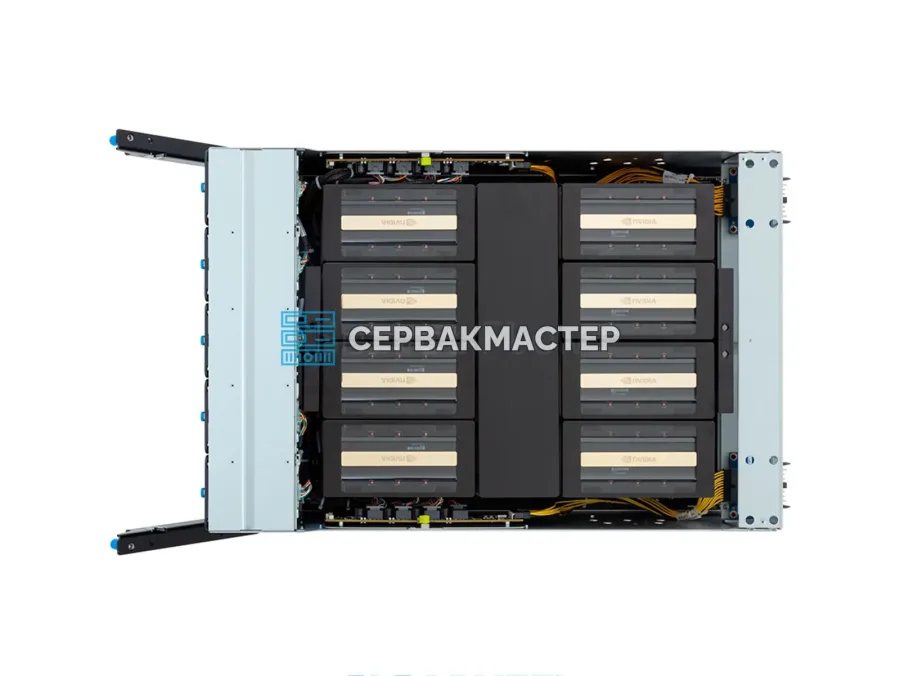 GIGABYTE G893-ZD1-AAX5 — GPU-сервер 8U с 8× NVIDIA B200 SXM 180GB и 2× AMD EPYC