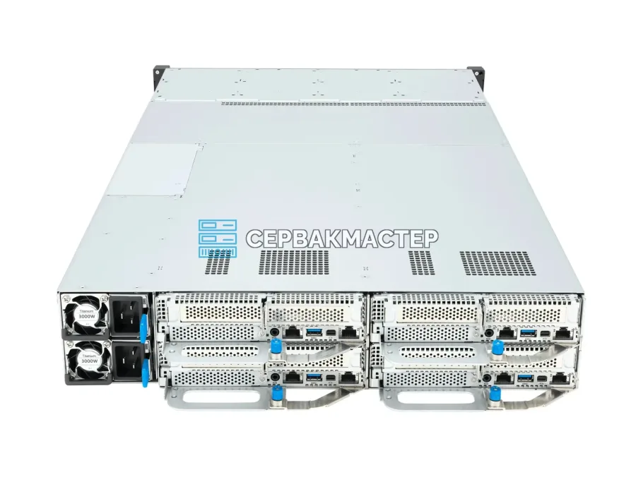 Сервер ASUS RS720QN-E11-RS24U 2U4N: 8x RTX PRO 4500 BSE 32GB, 8x Grace, RAM 1.9TB