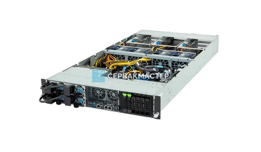 Supermicro 747BTQ-R2K04B: 4× AMD Instinct MI100 32GB + 2× Intel Xeon E5-2697v4 — купить сервер в «СервакМастер»