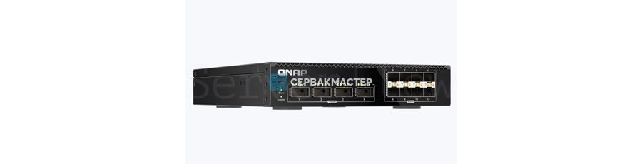 Коммутатор QNAP QSW-M7308R-4X: 8x SFP28 25 Гбит/с и 4x QSFP28 100 Гбит/с, L3 Lite