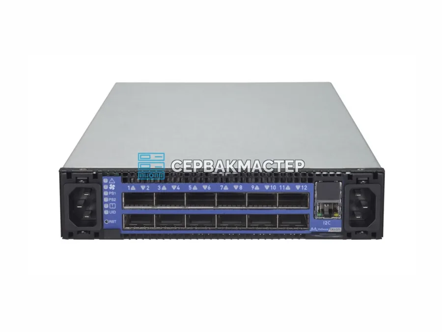 InfiniBand-коммутатор Mellanox SX6005 MSX6005F-2BFS, 12× QSFP+ FDR 56 Гбит/с, 1U