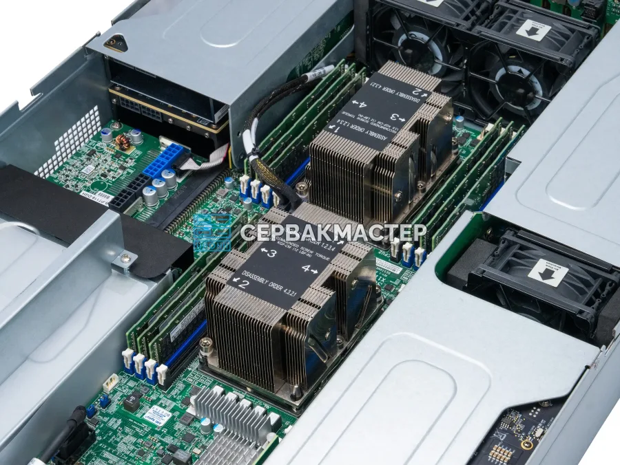 Купить Supermicro 2029GP-TR: 6× AMD Instinct MI100 32GB + 2× Intel Xeon Platinum 8260 | СервакМастер
