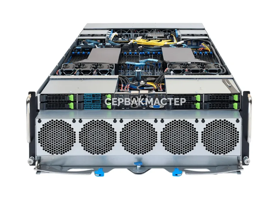 GIGABYTE G492-ZD0 — 4U GPU-сервер на 8× NVIDIA A100 SXM 80GB