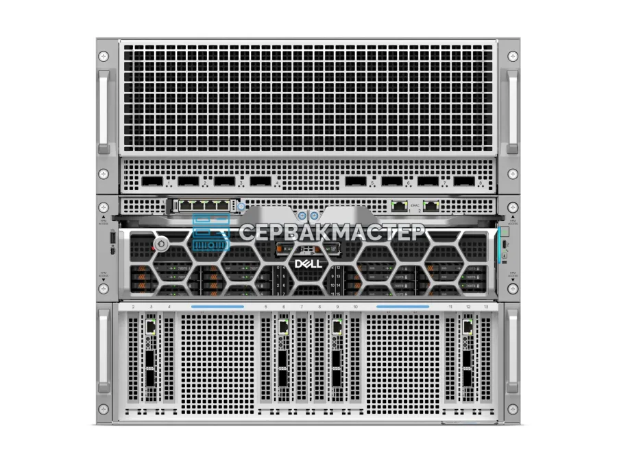 Сервер DELL PowerEdge XE9780 (8× B300 SXM 288GB) для обучения и инференса ИИ