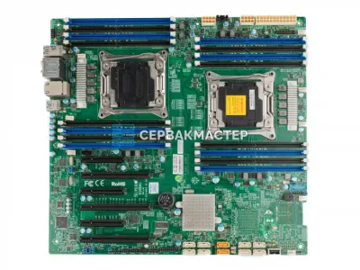 Серверная материнская плата Supermicro X10DAi (E-ATX, 2x LGA2011-3, 16 DIMM, MBD-X10DAi) — купить в СервакМастер