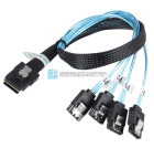 Кабель SFF8087 - 4x SATA 0.5м для подключения четырёх SATA-дисков