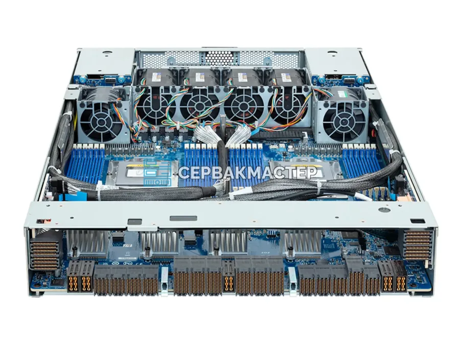 GIGABYTE G893-ZD1-AAX5 — GPU-сервер 8U с 8× NVIDIA B200 SXM 180GB и 2× AMD EPYC