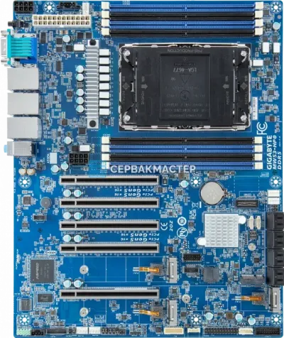 Материнская плата Gigabyte MW53-HP0 Rev 1.x/3.x (ATX, LGA4677, 8 DIMM) — купить в СервакМастер