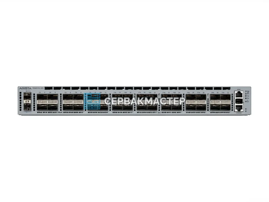 Коммутатор Arista DCS-7050CX3-32S-R: 32x QSFP28 100 Гбит/с и 2x SFP+ 10 Гбит/с, L3, EOS