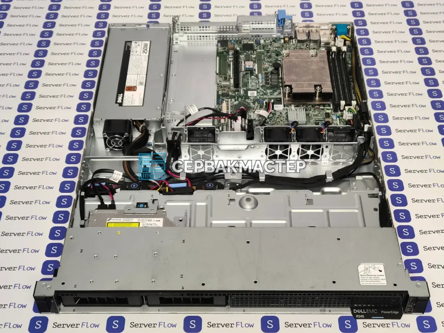 Сервер Dell PowerEdge R240 2LFF на Xeon E-2286G, 128 ГБ DDR4 ECC, 2x SSD 1.92 ТБ