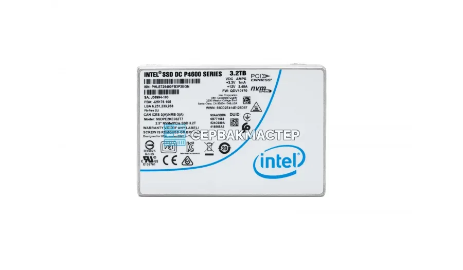 SSD-накопитель Intel DC S3700 400GB 2.5" SATA 6Gb/s [SSDSC2BA400G3]