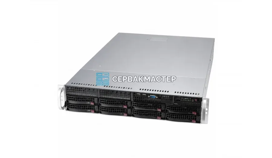 Серверный корпус Supermicro CSE-825 2U 8LFF (SAS/SATA 6GB, 2x БП 740W) [CSE-825TQ-R740LPB]