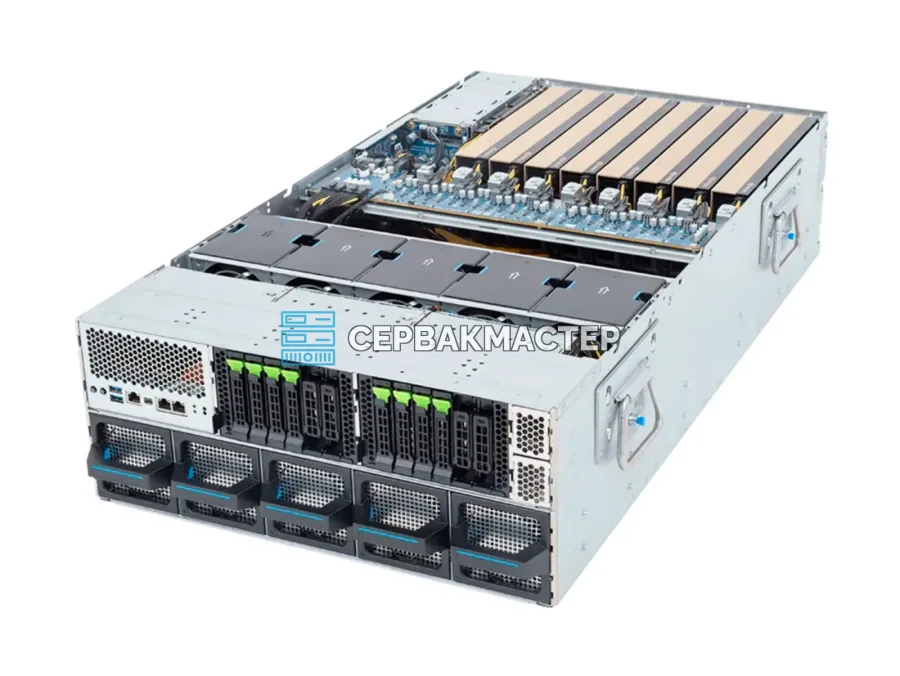 Сервер GIGABYTE XL44-SX2-AAS1 с 8 GPU NVIDIA RTX PRO 6000 Blackwell (768 ГБ GDDR7)
