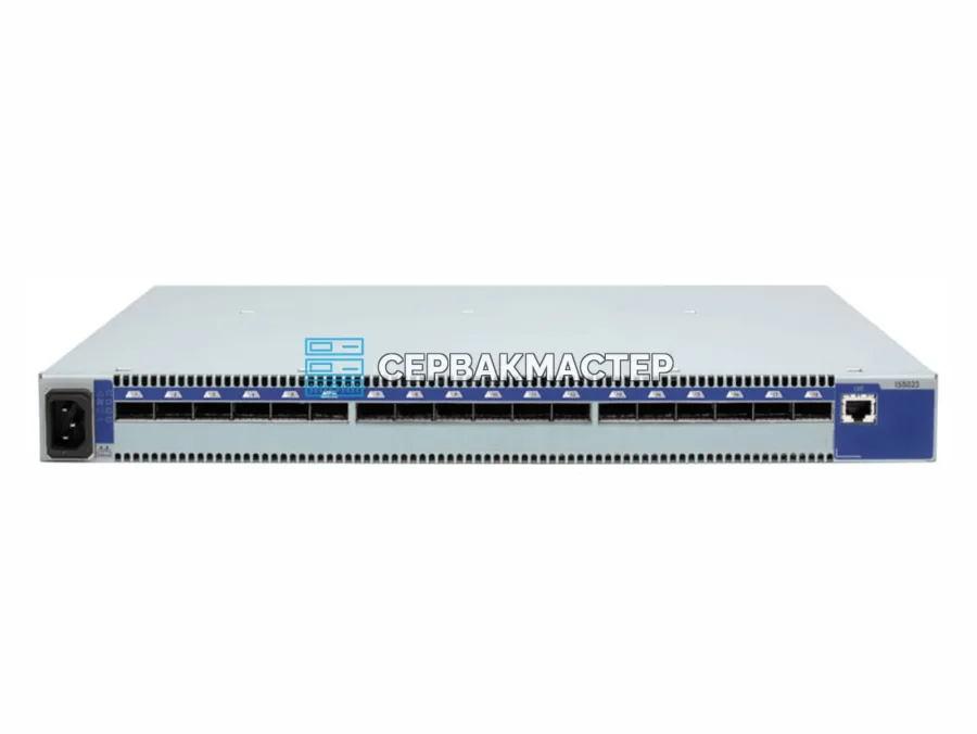 InfiniBand-коммутатор Mellanox IS5023 MIS5023Q-1BRR, 18× QSFP 40 Гбит/с (QDR), 1U