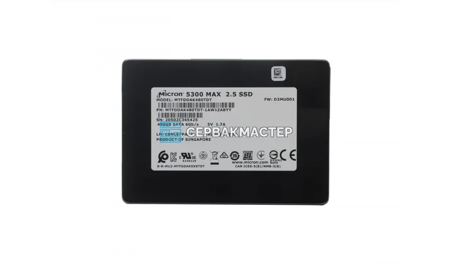 SSD-накопитель Kioxia XD7P 7.68TB E1.S 9.5mm [KXDZ1RJJ7T68]