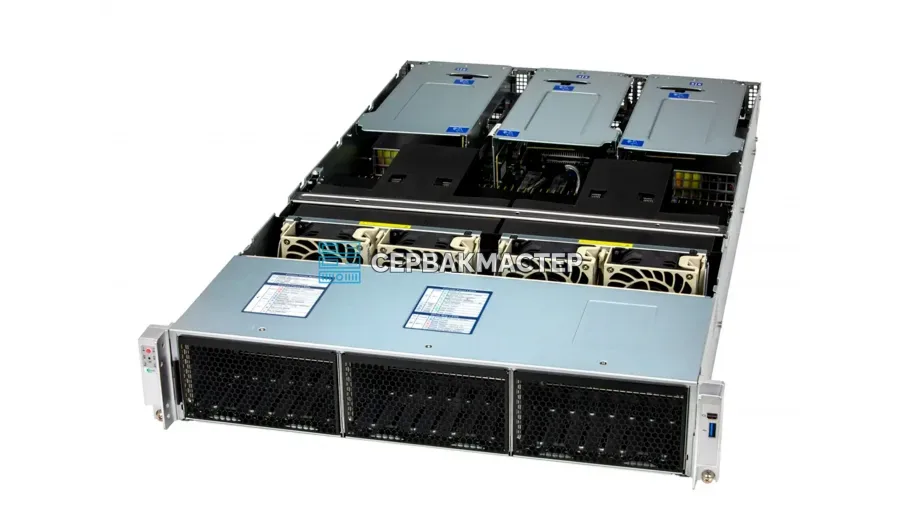 Supermicro 2029GP-TR: 6× NVIDIA Tesla V100 16GB + 2× Intel Xeon Platinum 8160 — купить GPU-сервер в СервакМастер