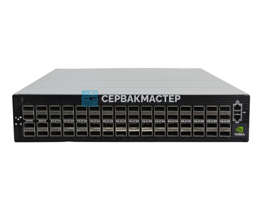 Коммутатор NVIDIA SN4600C 64× QSFP28 100GbE, Cumulus Linux [920-9N302-00F7-0C2]