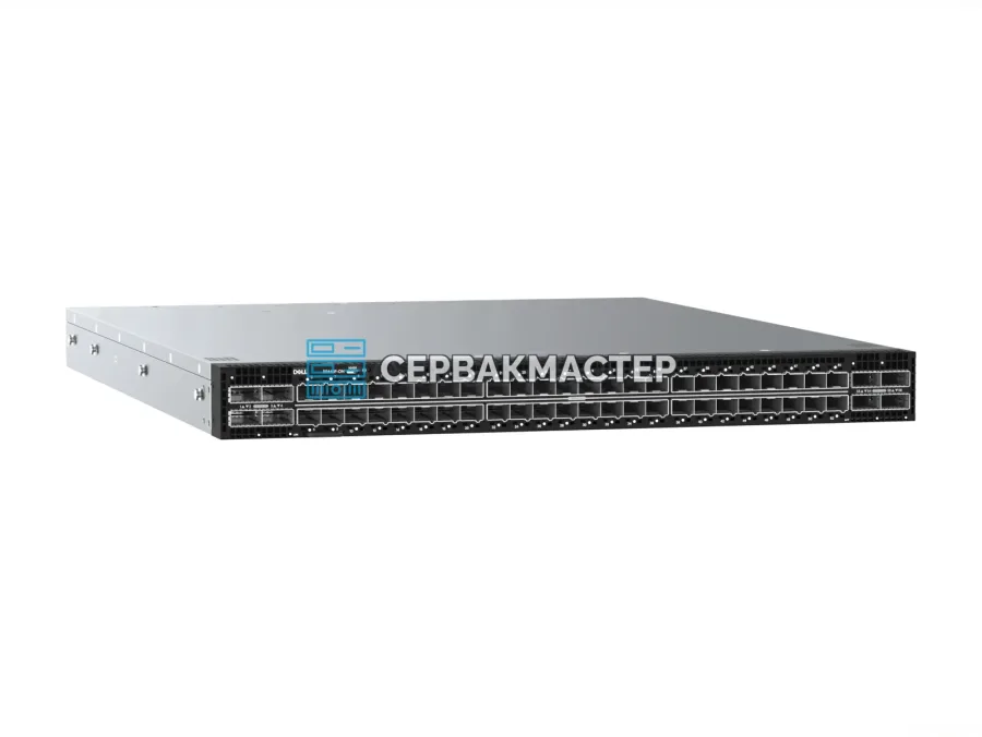 Коммутатор Dell PowerSwitch S5448F-ON IO/PS Airflow: 48x SFP56-DD 100G, 8x QSFP56-DD 400G, 2x SFP+ 10G