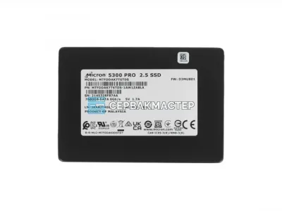 SSD-накопитель Micron 5300 PRO 7.68TB 2.5" SATA 6Gb/s [MTFDDAK7T6TDS]