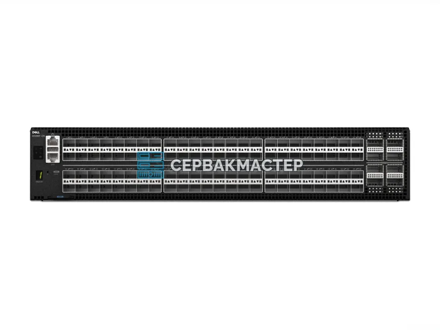 Коммутатор Dell PowerSwitch S5296F-ON PS/IO Airflow: 96x SFP28 25 Гбит/с и 8x QSFP28 100 Гбит/с