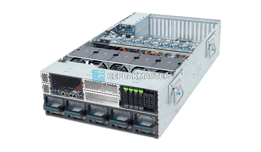 ИИ-сервер Tower с 2× NVIDIA A100 40GB HBM2e и AMD EPYC 9354 — СервакМастер
