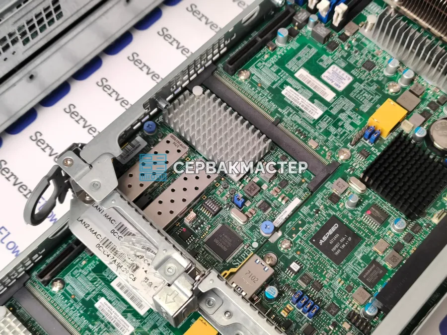 Блейд-сервер Supermicro SuperServer 2028TP-HTR-SIOM 2U, 4 узла, 8x Xeon E5-2699v4, 4 ТБ DDR4, 24x SSD 1.92 ТБ