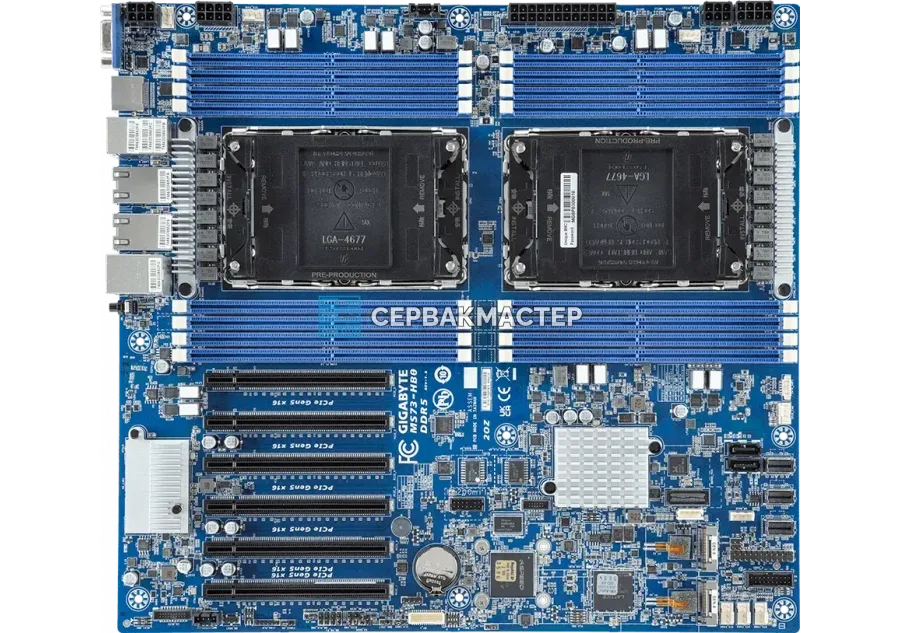 Серверная материнская плата Supermicro X14DBG-DAP Proprietary, 2x LGA7529, 24 DIMM DDR5 [MBD-X14DBG-DAP] — купить в СервакМастер