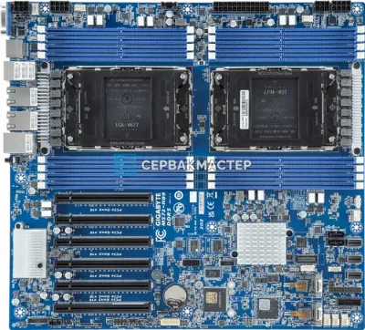 Материнская плата Gigabyte MS73-HB0 Rev 1.x/3.x E-ATX 2x LGA4677 16 DIMM — купить в СервакМастер