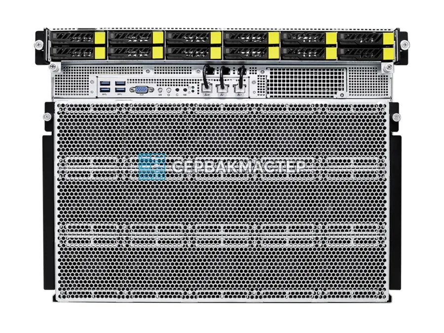 ASRock Rack 8U8X-TURIN2 SYN B200 — GPU-сервер 8U с 8× NVIDIA B200 SXM 180GB