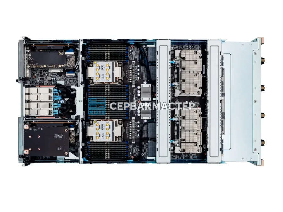 Сервер NVIDIA DGX H100: 8× H100 SXM 80GB, 2× Xeon Platinum 8480C, 2 ТБ DDR5