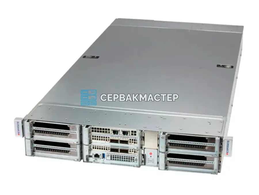 Сервер Supermicro SYS-212GB-FNR с 4× NVIDIA H200 NVL 141GB, 2U
