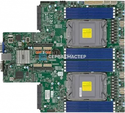 Серверная материнская плата Supermicro X12DDW-A6 (2x LGA4189, Proprietary, 16 DIMM) — купить в СервакМастер