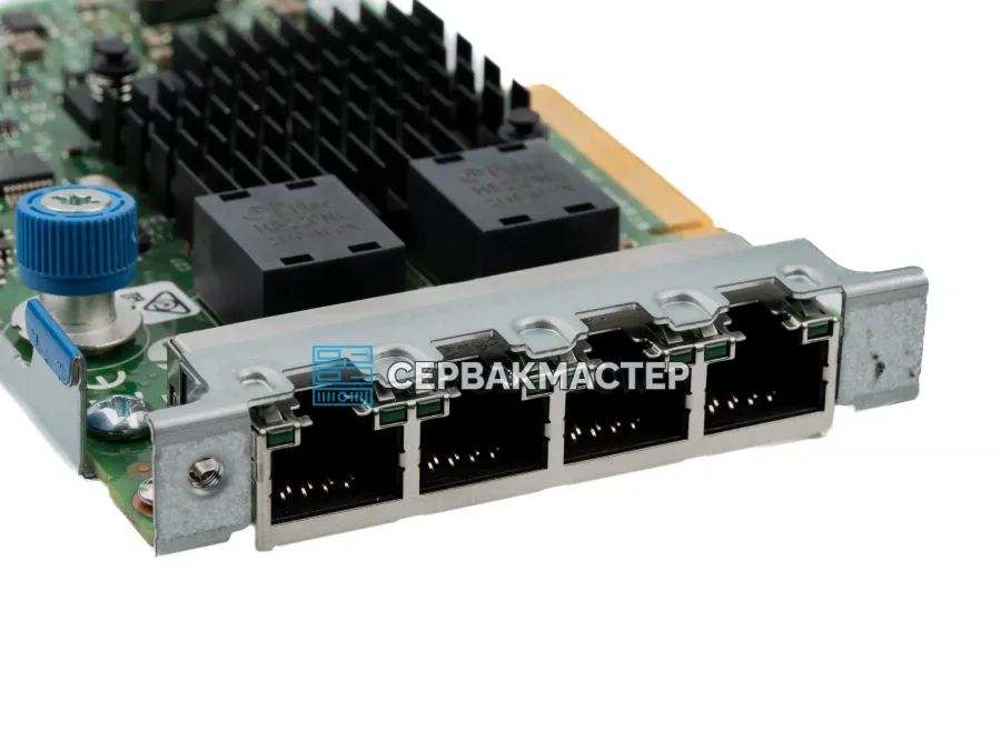 Сетевая карта HP FlexibleLOM 366FLR 665240-B21, 4x RJ45 1GbE — купить в СервакМастер