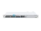 Коммутатор MikroTik CRS312-4C+8XG-RM: 8 портов RJ45 10 Гбит/с и 4 комбо-порта RJ45/SFP+