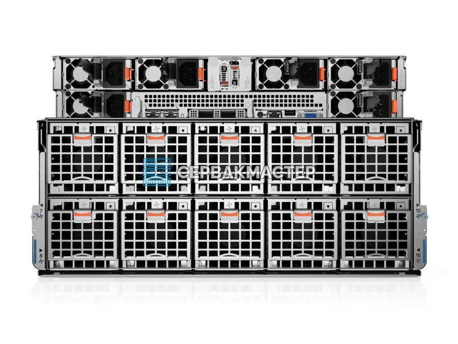 Сервер DELL PowerEdge XE9680 с 8× AMD Instinct MI300X 192GB (1536 ГБ HBM3)