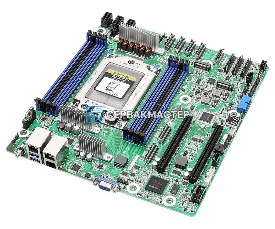 ASRock Rack SIENAD8UD3 — материнская плата Deep Micro-ATX, SP6, 8 DIMM — купить в СервакМастер