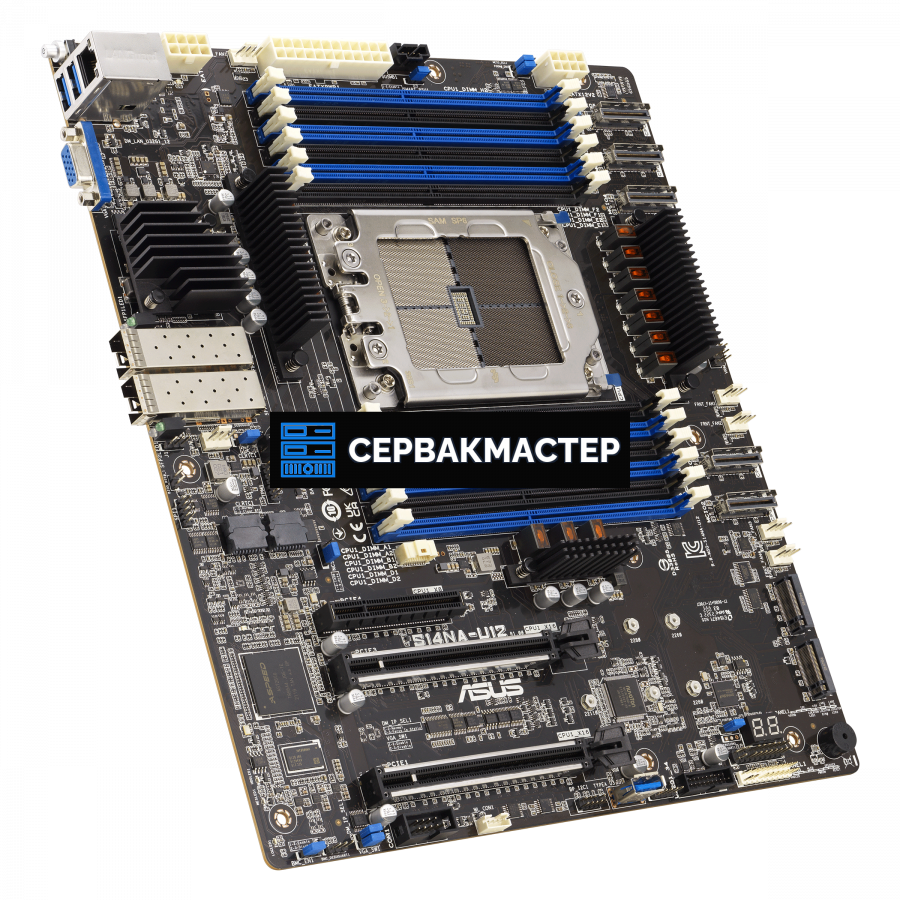 Серверная материнская плата ASUS S14NA-U12 (CEB, SP6, 12 DIMM, S14NA-U12) — купить в СервакМастер