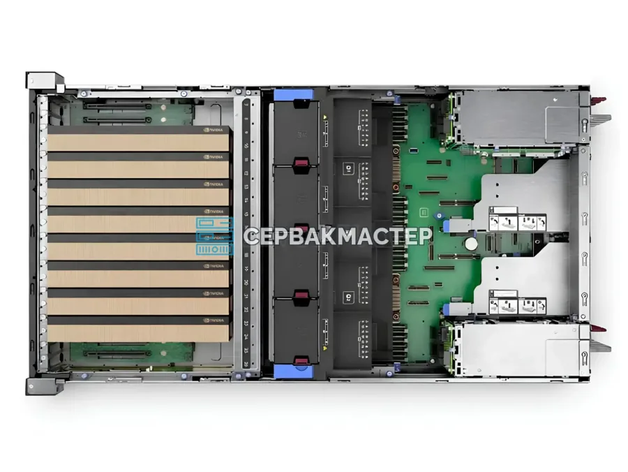 GPU-сервер HPE DL380a Gen12: 8× RTX PRO 6000 BSE 96GB, 2× Xeon 6760P, 1 ТБ RAM