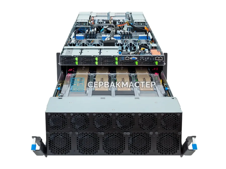 Сервер GIGABYTE G593-ZD1-AAX1 на 8× NVIDIA H100 SXM 80GB (640 ГБ HBM3)