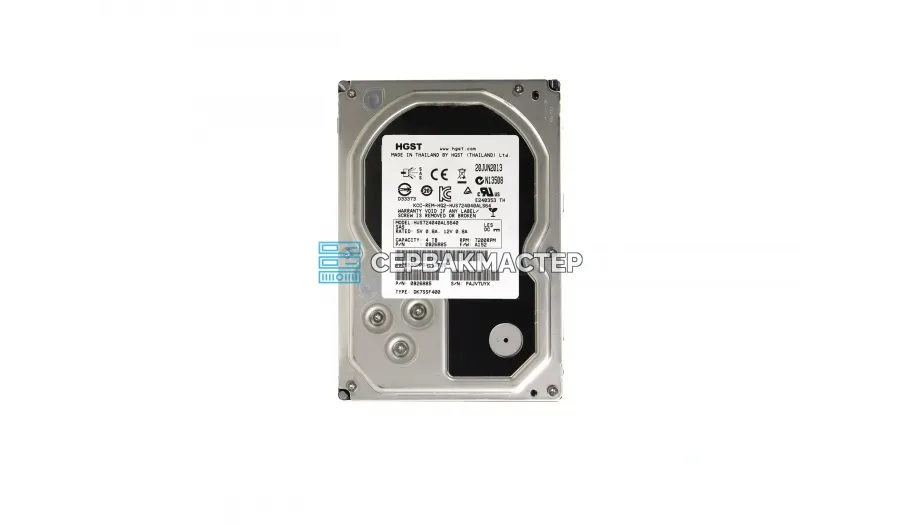 Жесткий диск WD Ultrastar DC HA340 4TB 3.5" SATA 6Gb/s [WUS721204BLE6L4] — купить в СервакМастер