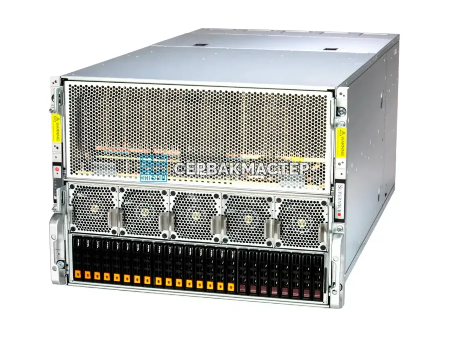 Supermicro SYS-821GE-TNMR2 — 8U AI-сервер с 8× AMD Instinct MI300X 192GB
