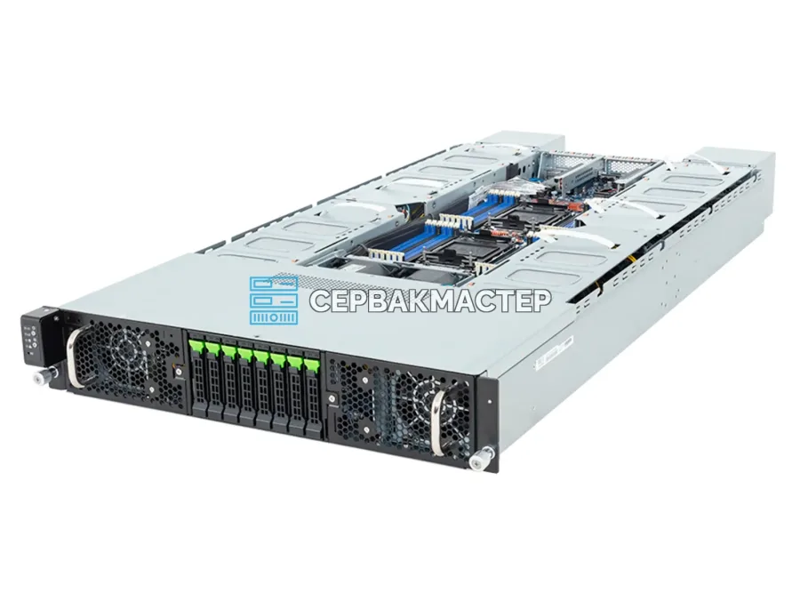 GIGABYTE G294-S42-AAP2 — GPU-сервер 2U с 4× RTX PRO 6000 BSE 96GB, 2× Xeon 6780E и 768 ГБ RAM