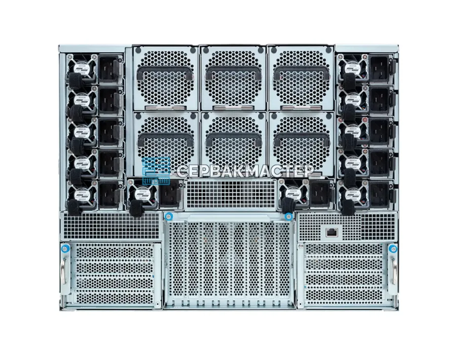 GIGABYTE G893-ZD1-AAX5 — GPU-сервер 8U с 8× NVIDIA B200 SXM 180GB и 2× AMD EPYC