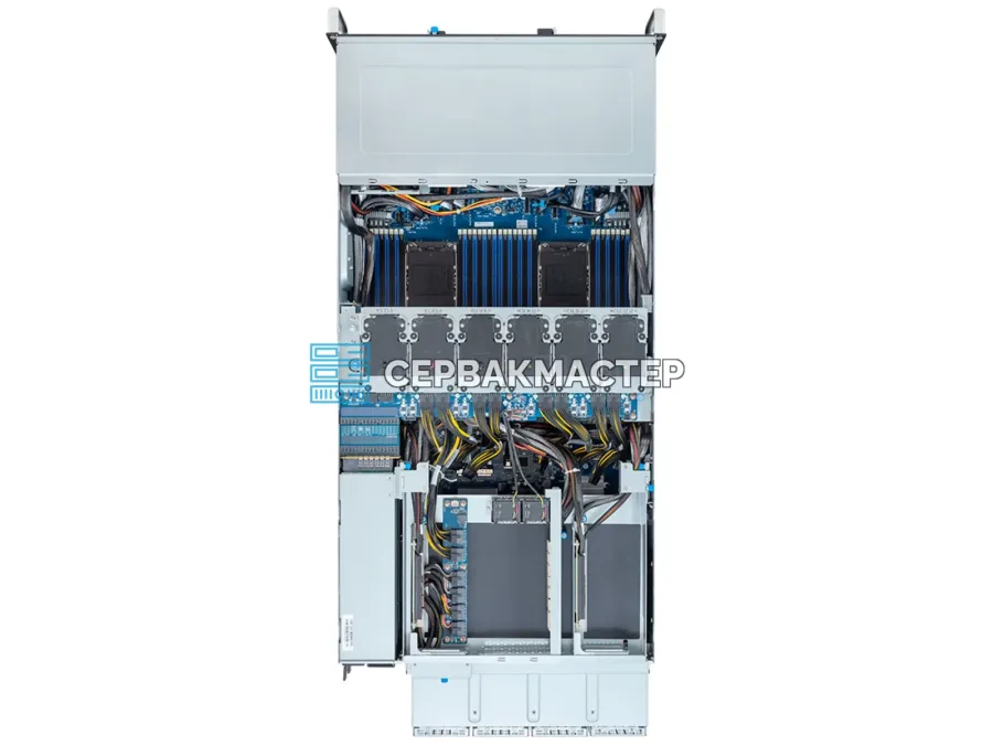 GIGABYTE G494-SB4-AAP2 — 4U GPU-сервер: 8× RTX PRO 6000 BSE 96GB, 2× Xeon 6760P, 1.1 ТБ RAM
