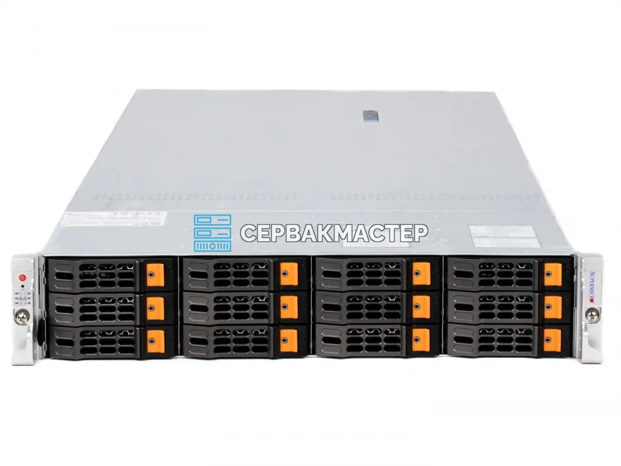 Supermicro AS-2025HS-TNR: 2× Radeon AI PRO R9700 32GB + 2× EPYC 9124 — AI-сервер в СервакМастер