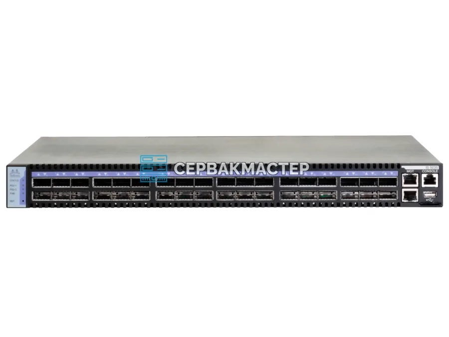 InfiniBand-коммутатор Mellanox IS5035 MIS5035Q-1SRC, 36 портов QSFP QDR 40 Гбит/с, 1U