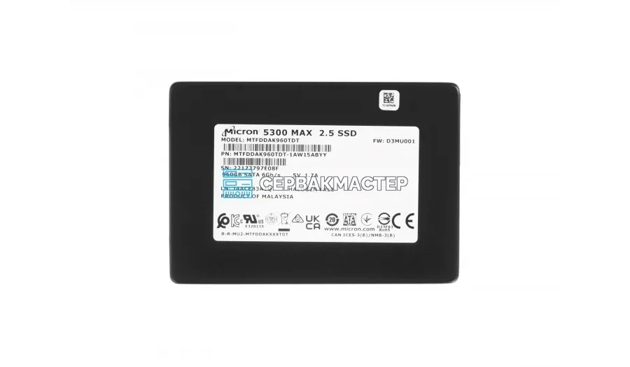 SSD-накопитель Micron 7400 MAX 400GB M2 [MTFDKBA400TFC]