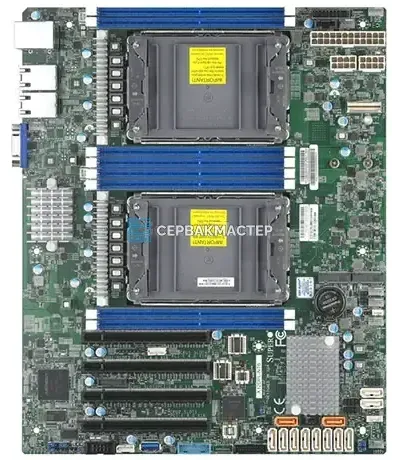 Материнская плата Supermicro X12DPL-NT6 (2x LGA4189, 3rd Gen Intel Xeon, ATX) — купить в СервакМастер