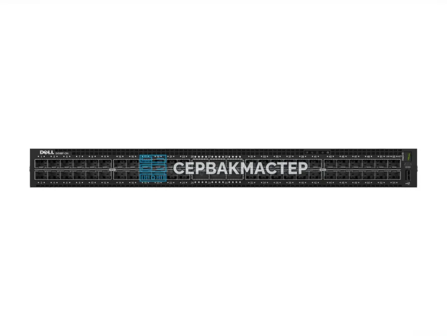 Коммутатор Dell PowerSwitch S4148F-ON IO/PS Airflow: 48x SFP+ 10 Гбит/с, 2x QSFP+ 40 Гбит/с, 4x QSFP28 100 Гбит/с, L3, 1U