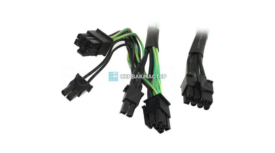 Кабель питания Supermicro CBL-PWEX-0582, 8-pin PCI-E, 0.3 м (Б/У)